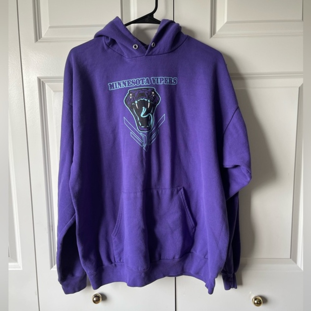 Hanes Purple Sweatshirt Vibrant Cotton Blend